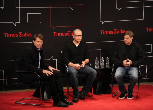 Photo Coverage: Matt Damon & Gus Van Sant Visit TIMESTALKS Image