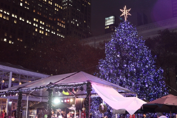 Photo Coverage: Bryant Park's Citi Pond Holiday Tree Lighting Ceremony Image