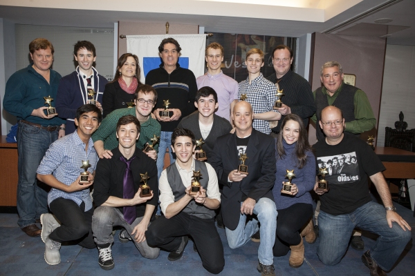 Photo Coverage: Walter McBride and the Cast of NEWSIES Receive AEA Awards! Image
