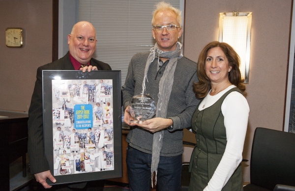 Photo Coverage: Walter McBride and the Cast of NEWSIES Receive AEA Awards! Image