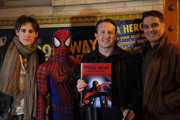 Photo Flash: SPIDER-MAN's Foxwoods Theatre Acts as New York Cares Coat Drive Collection Site, Now thru 12/31 Image