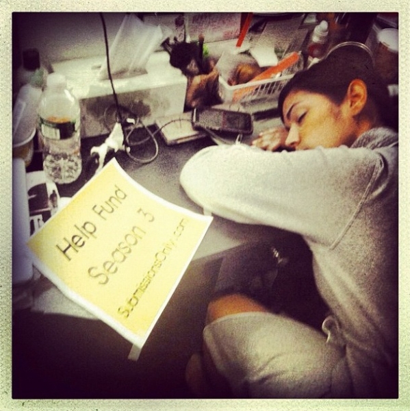 Photo Flash: Saturday Intermission Pics, Dec 1 - ANNIE's Lilla Crawford is 'Lincoln', Broadway Casts Show Solidarity and More!  Image