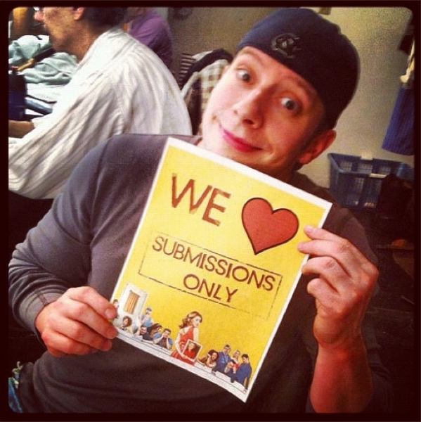 Photo Flash: Saturday Intermission Pics, Dec 1 - ANNIE's Lilla Crawford is 'Lincoln', Broadway Casts Show Solidarity and More!  Image