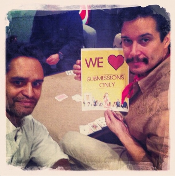 Photo Flash: Saturday Intermission Pics, Dec 1 - ANNIE's Lilla Crawford is 'Lincoln', Broadway Casts Show Solidarity and More!  Image