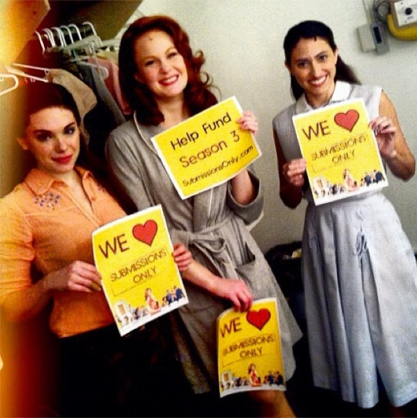 Photo Flash: Saturday Intermission Pics, Dec 1 - ANNIE's Lilla Crawford is 'Lincoln', Broadway Casts Show Solidarity and More!  Image