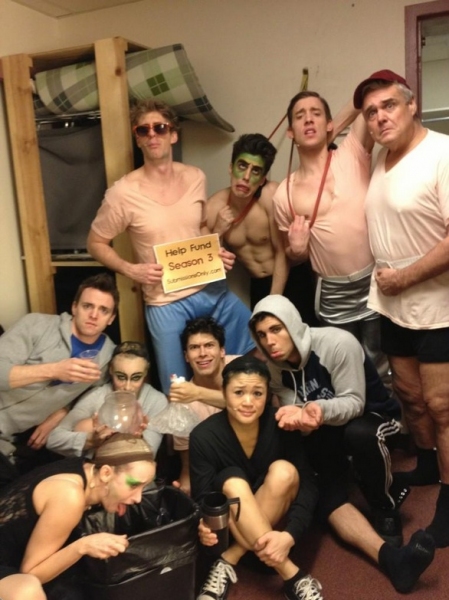 Photo Flash: Saturday Intermission Pics, Dec 1 - ANNIE's Lilla Crawford is 'Lincoln', Broadway Casts Show Solidarity and More!  Image