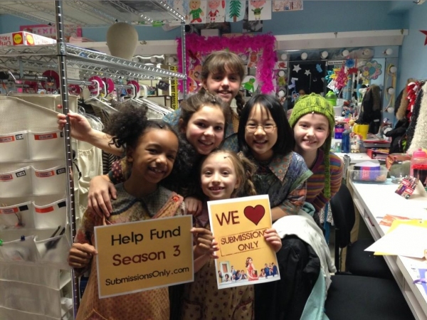 Photo Flash: Saturday Intermission Pics, Dec 1 - ANNIE's Lilla Crawford is 'Lincoln', Broadway Casts Show Solidarity and More!  Image