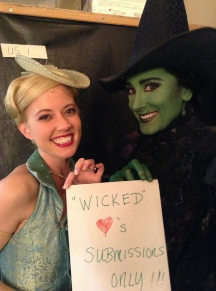 Photo Flash: Saturday Intermission Pics, Dec 1 - ANNIE's Lilla Crawford is 'Lincoln', Broadway Casts Show Solidarity and More!  Image