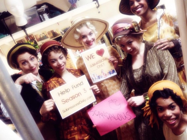 Photo Flash: Saturday Intermission Pics, Dec 1 - ANNIE's Lilla Crawford is 'Lincoln', Broadway Casts Show Solidarity and More!  Image