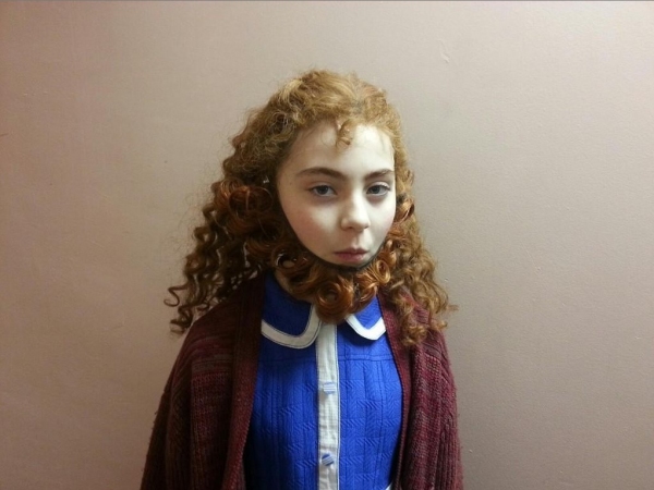 Photo Flash: Saturday Intermission Pics, Dec 1 - ANNIE's Lilla Crawford is 'Lincoln', Broadway Casts Show Solidarity and More!  Image