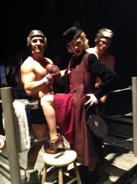 Photo Flash: Saturday Intermission Pics, Dec 1 - ANNIE's Lilla Crawford is 'Lincoln', Broadway Casts Show Solidarity and More!  Image