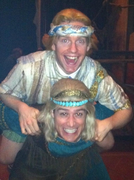 Photo Flash: Saturday Intermission Pics, Dec 1 - ANNIE's Lilla Crawford is 'Lincoln', Broadway Casts Show Solidarity and More!  Image