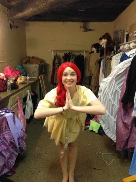 Photo Flash: Saturday Intermission Pics, Dec 1 - ANNIE's Lilla Crawford is 'Lincoln', Broadway Casts Show Solidarity and More!  Image