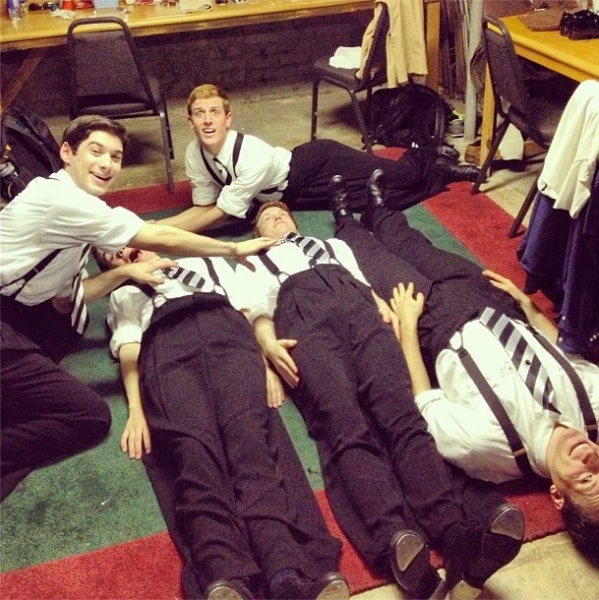 Photo Flash: Saturday Intermission Pics, Dec 1 - ANNIE's Lilla Crawford is 'Lincoln', Broadway Casts Show Solidarity and More!  Image