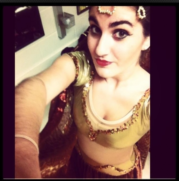 Photo Flash: Saturday Intermission Pics, Dec 1 - ANNIE's Lilla Crawford is 'Lincoln', Broadway Casts Show Solidarity and More!  Image