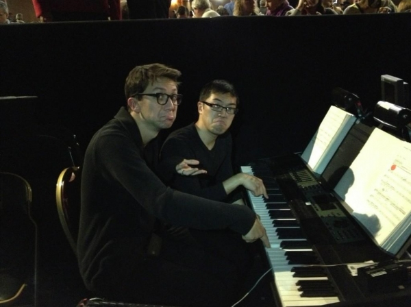 Photo Flash: Saturday Intermission Pics, Dec 1 - ANNIE's Lilla Crawford is 'Lincoln', Broadway Casts Show Solidarity and More!  Image