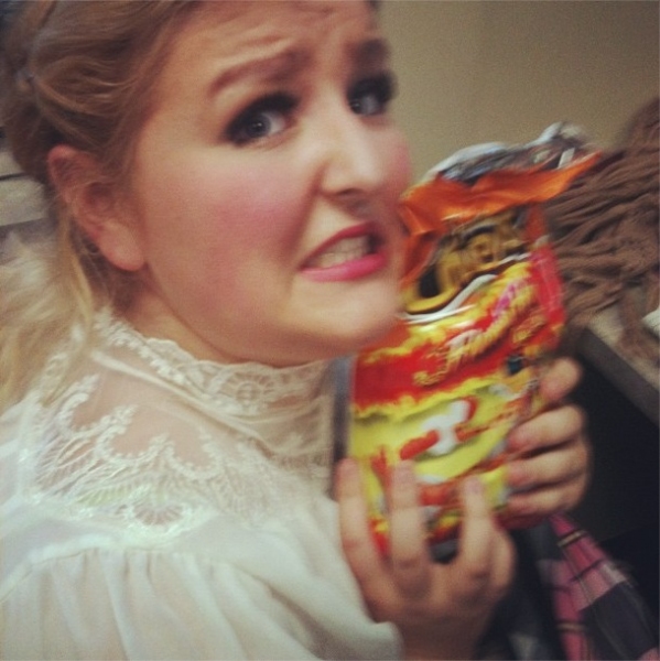 Photo Flash: Saturday Intermission Pics, Dec 1 - ANNIE's Lilla Crawford is 'Lincoln', Broadway Casts Show Solidarity and More!  Image