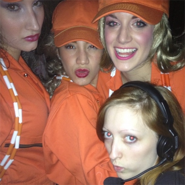 Photo Flash: Saturday Intermission Pics, Dec 1 - ANNIE's Lilla Crawford is 'Lincoln', Broadway Casts Show Solidarity and More!  Image