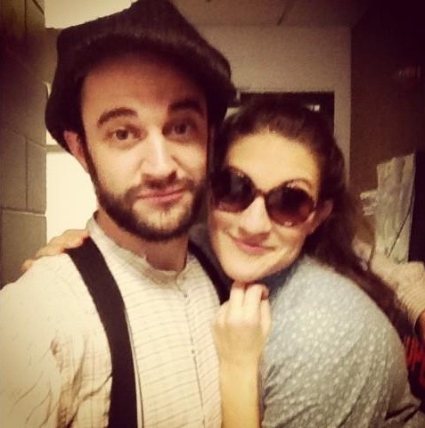 Photo Flash: Saturday Intermission Pics, Dec 1 - ANNIE's Lilla Crawford is 'Lincoln', Broadway Casts Show Solidarity and More!  Image