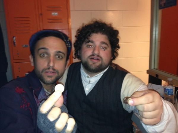 Photo Flash: Saturday Intermission Pics, Dec 1 - ANNIE's Lilla Crawford is 'Lincoln', Broadway Casts Show Solidarity and More!  Image