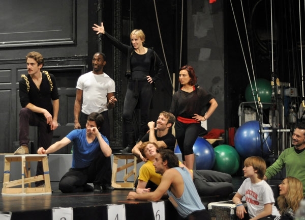 Photo Flash: First Look at Patina Miller, Matthew James Thomas and More in Rehearsals for A.R.T.'s PIPPIN Image