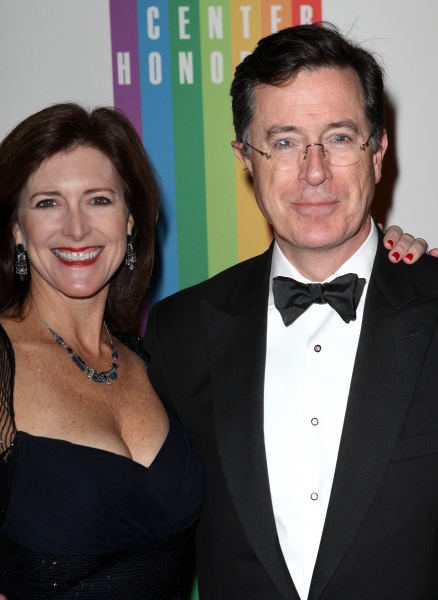 Stephen Colbert and his wife Evelyn McGee-Colbert  Photo