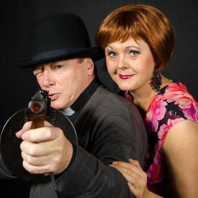 Moonface Martin (R. Bruce Connelly) and Reno Sweeney (Shannon Lee Jones) Photo