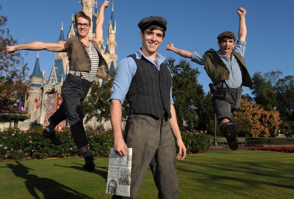Photo Flash: NEWSIES Performs for the 2012 Disney Parks Christmas Day Parade! Image