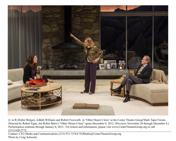 Photo Flash: First Look at Jeannie Berlin, Robert Foxworth and More in OTHER DESERT CITIES Image