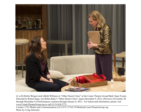 Photo Flash: First Look at Jeannie Berlin, Robert Foxworth and More in OTHER DESERT CITIES Image