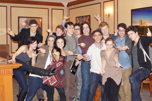 Photo Flash: SPIDER-MAN & OLD MAN AND THE OLD MOON Casts Go on Theatre Field Trips! Image