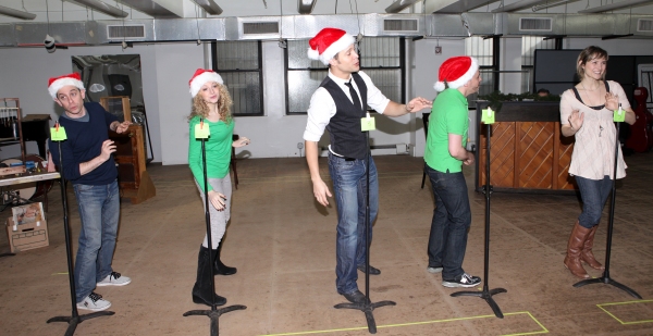 Photo Coverage: Justin Guarini, Lauren Molina, Jill Paice, and More in Rehearsal for IT'S A WONDERFUL LIFE at Bucks County Playhouse Image