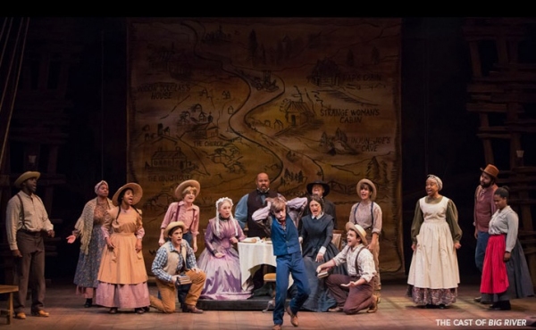 Photo Flash: First Look at Alex Goley, James Monroe Inglehart and More in TheatreWorks' BIG RIVER Image