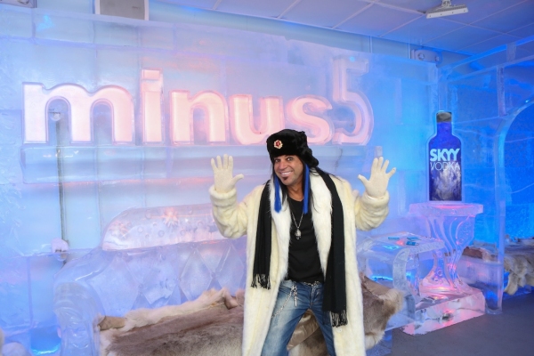 Photo Flash: Carrot Top, Michael Godard and More at Minus5 Ice Bar's Winter Wonderland Experience Image