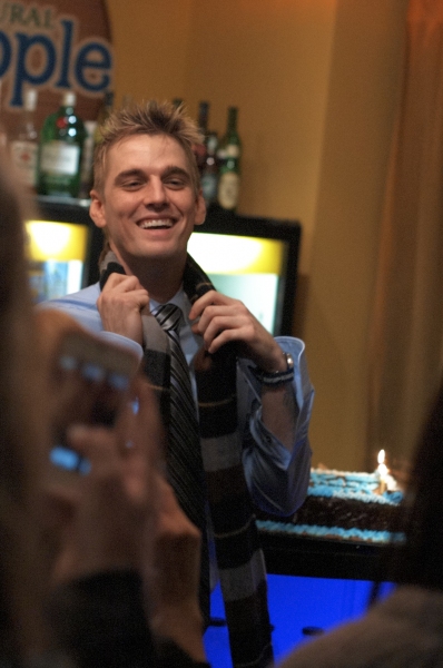 Photo Flash: Aaron Carter Celebrates 25th Birthday with THE FANTASTICKS Image