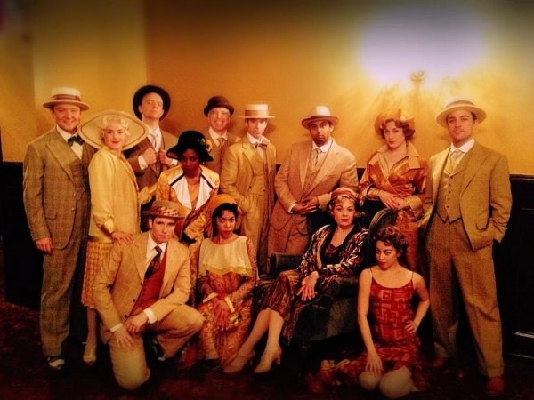 Photo Flash: Saturday Intermission Pics, Dec 8, Part 2 - SCANDALOUS Says Farewell, EVITA's Secret Santa, Elves on Shelves, and More! Image