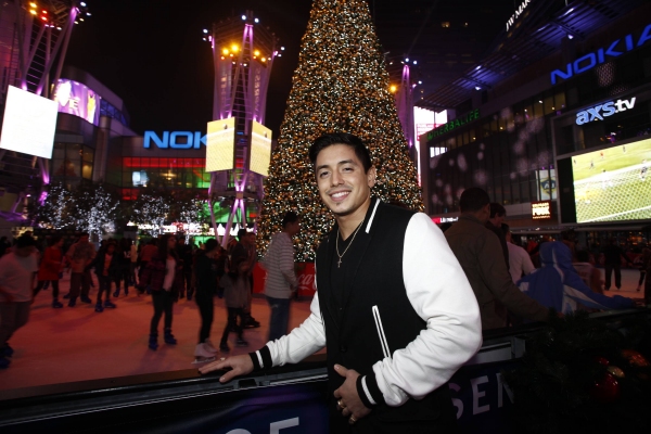 Photo Flash: AMERICAN IDOL's Stefano Langone at PADRES Contra El Cancer Bone Marrow Drive at L.A. LIVE Image