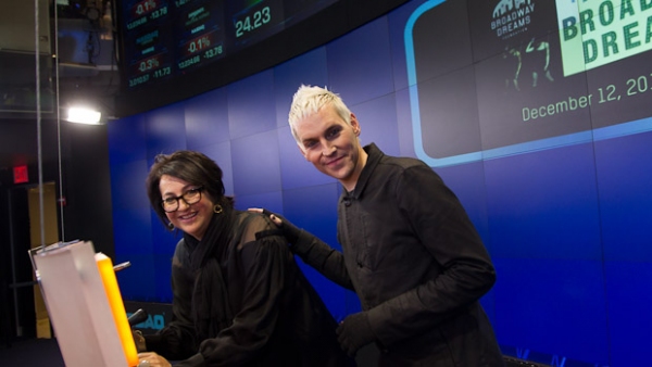 Photo Flash: Tony Vincent & Broadway Dream Foundation Ring NASDAQ Bell Image