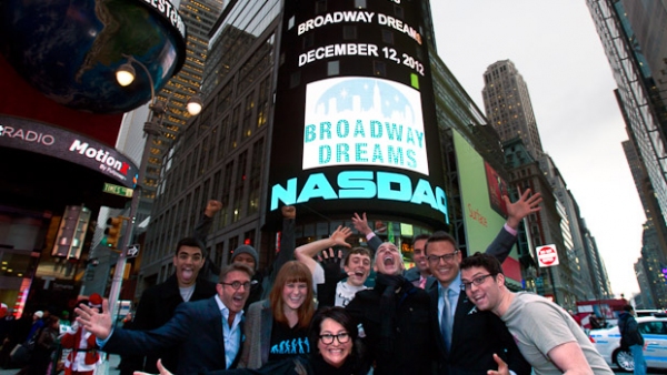 Photo Flash: Tony Vincent & Broadway Dream Foundation Ring NASDAQ Bell 