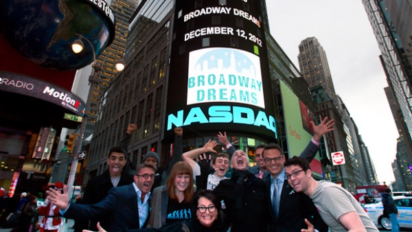 Photo Flash: Tony Vincent & Broadway Dream Foundation Ring NASDAQ Bell Image