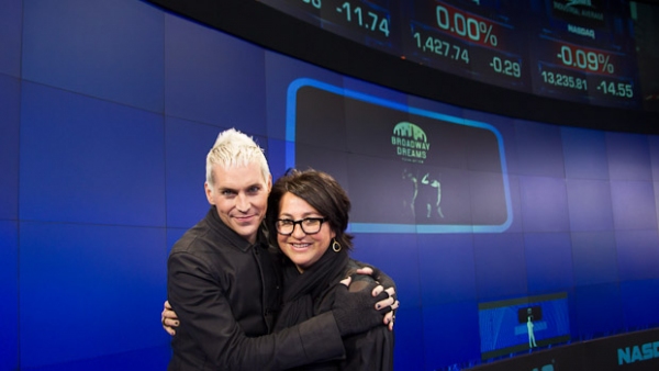 Photo Flash: Tony Vincent & Broadway Dream Foundation Ring NASDAQ Bell Image