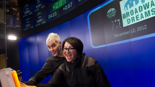 Photo Flash: Tony Vincent & Broadway Dream Foundation Ring NASDAQ Bell Image