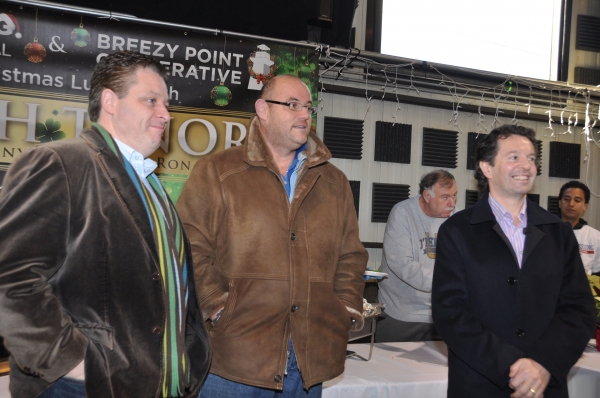 Photo Coverage: The Irish Tenors Visit Hurricane Sandy Victims in Breezy Point  Image