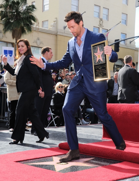 Photo Flash: Hugh Jackman Honored with Star on Hollywood Walk of Fame Image