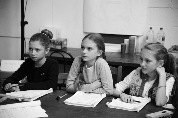 Isabella Blake Thomas, Emilia Jones, and Lucy Morton Photo