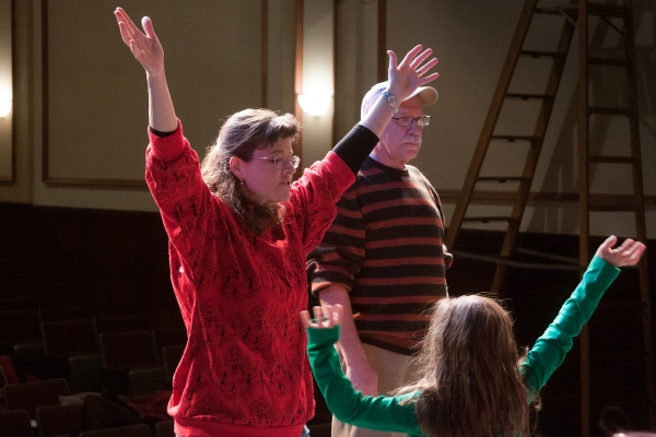 Photo Flash: Sneak Peek at Rehearsals for A MUSICAL CHRISTMAS CARD Image