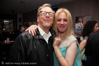 Edward Hibbert and Lisa Lambert Photo