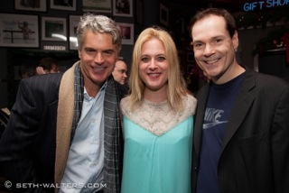 Troy, Lisa Lambert and Jonathan Crombie Photo