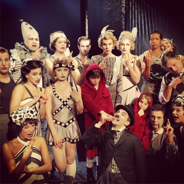 Photo Flash: Saturday Intermission Pics, Dec 15 - NEWSIES, EVITA Send Thoughts to Newtown, SantaCon & More!  Image