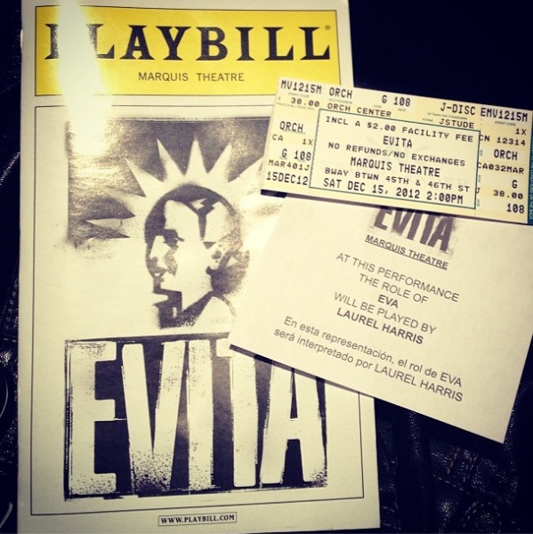 Photo Flash: Saturday Intermission Pics, Dec 15 - NEWSIES, EVITA Send Thoughts to Newtown, SantaCon & More!  Image